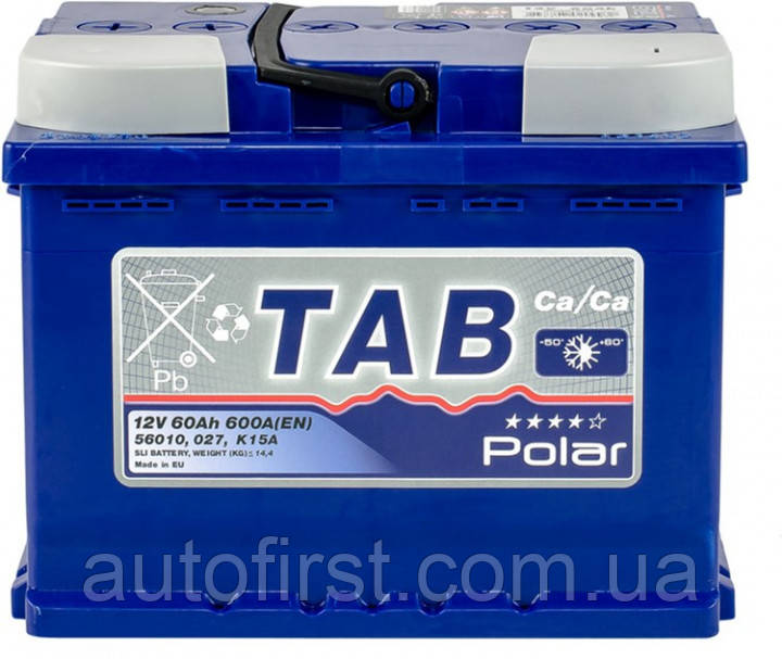 Акумулятор 60 Ah/12V TAB Polar Blue (0) Euro, фото 1