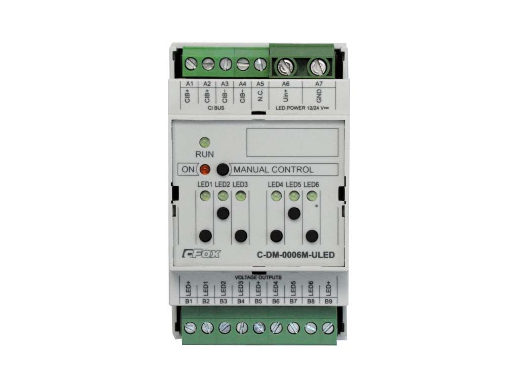 C-DM-0006M ULED Шести канальний модуль керування світлодіодними стрічками, фото 1