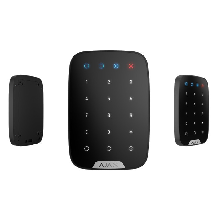 Бездротова сенсорна клавіатура Ajax KeyPad black
