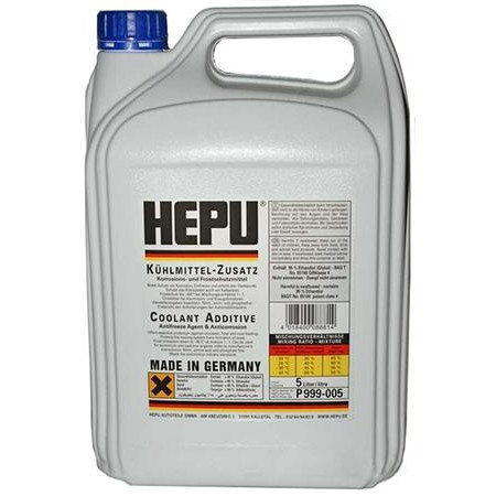 Антифриз HEPU 5 л G11 синій концентрат P999, фото 1
