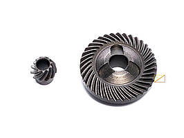 Шестерні (пара) болгарки Bosch 125-9 косий зуб D47.5x12 h16x8