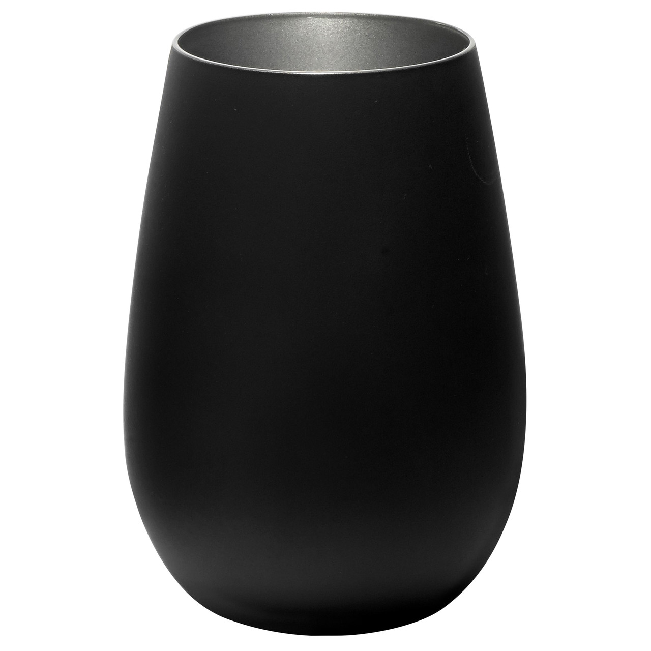 Склянка низька 465мл. скляний, матовий, чорний/срібний Olympic, Stolzle, фото 1