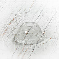 Крышка-купол с отверстием Петруцалек Прозрачный диаметр - 7,8 см 1250 шт/уп (1030765)