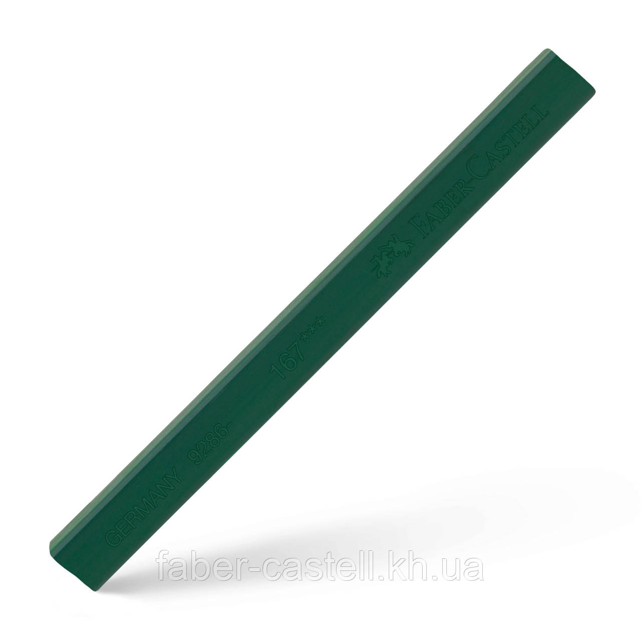 Пастель суха / крейда Faber-Castell POLYCHROMOS колір оливковий №167 (permanent olive green), 128667