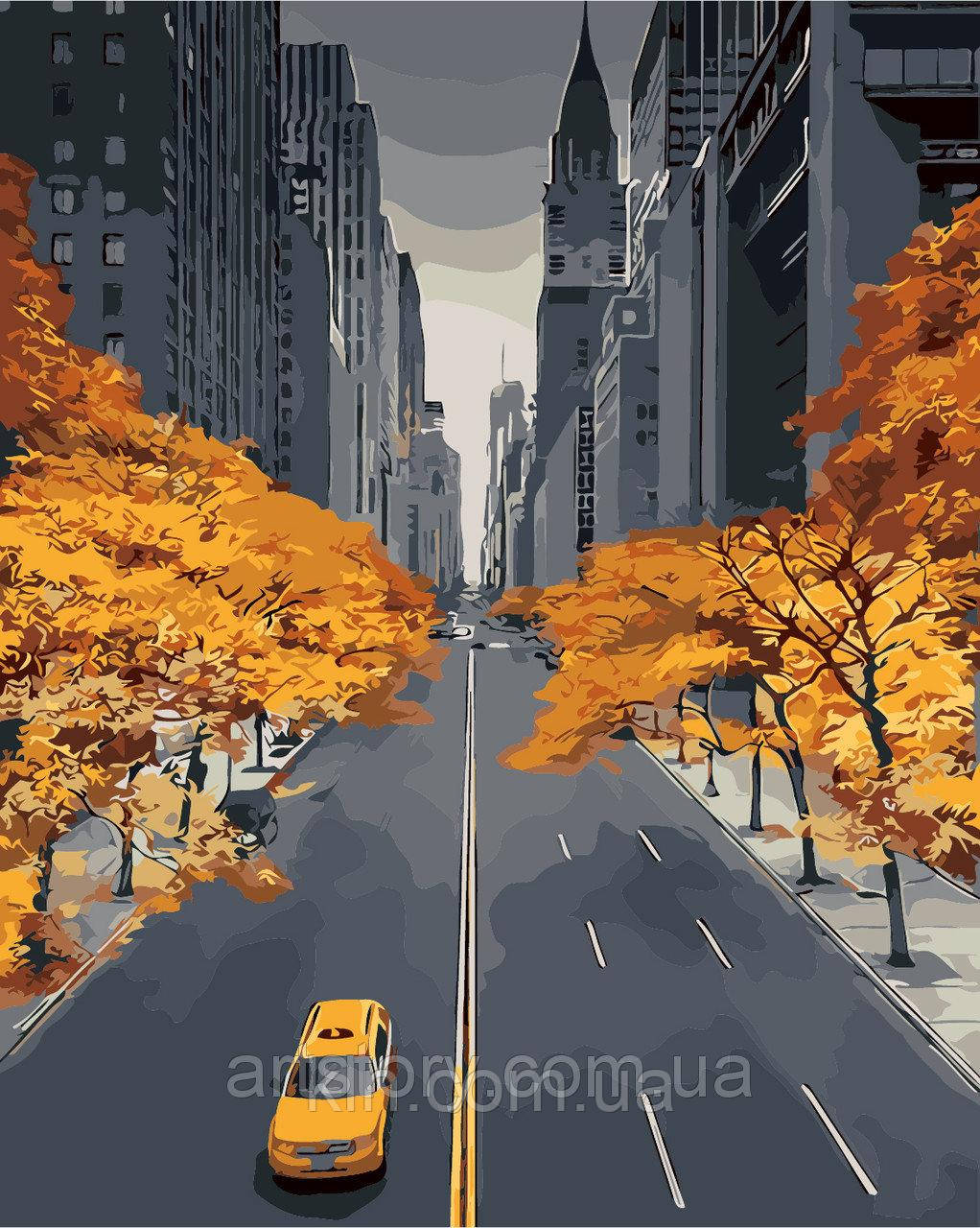Картина за номерами ArtStory Осінь у місті 40 х 50 см (арт. AS0255)