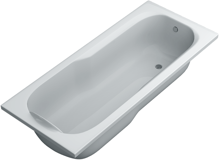 Акрилова ванна SWAN Sabrina 190х80х55 см прямокутна