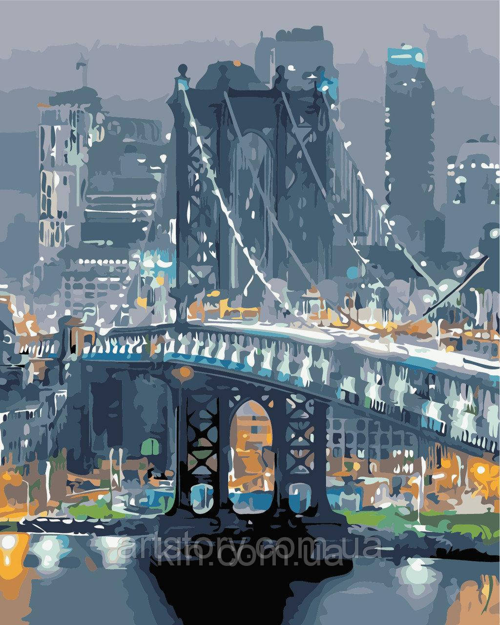 Картина за номерами ArtStory Бруклінський міст 40 х 50 см (арт. AS0361)