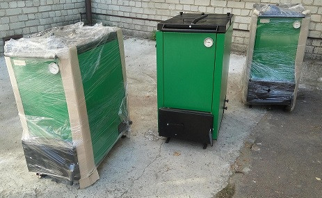 Твердопаливний шахтний котел Максітерм 30 кВт утеплений тривалого горіння