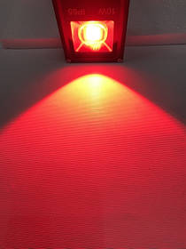 Світлодіодний лінзований прожектор 10 W червоний Код.59141