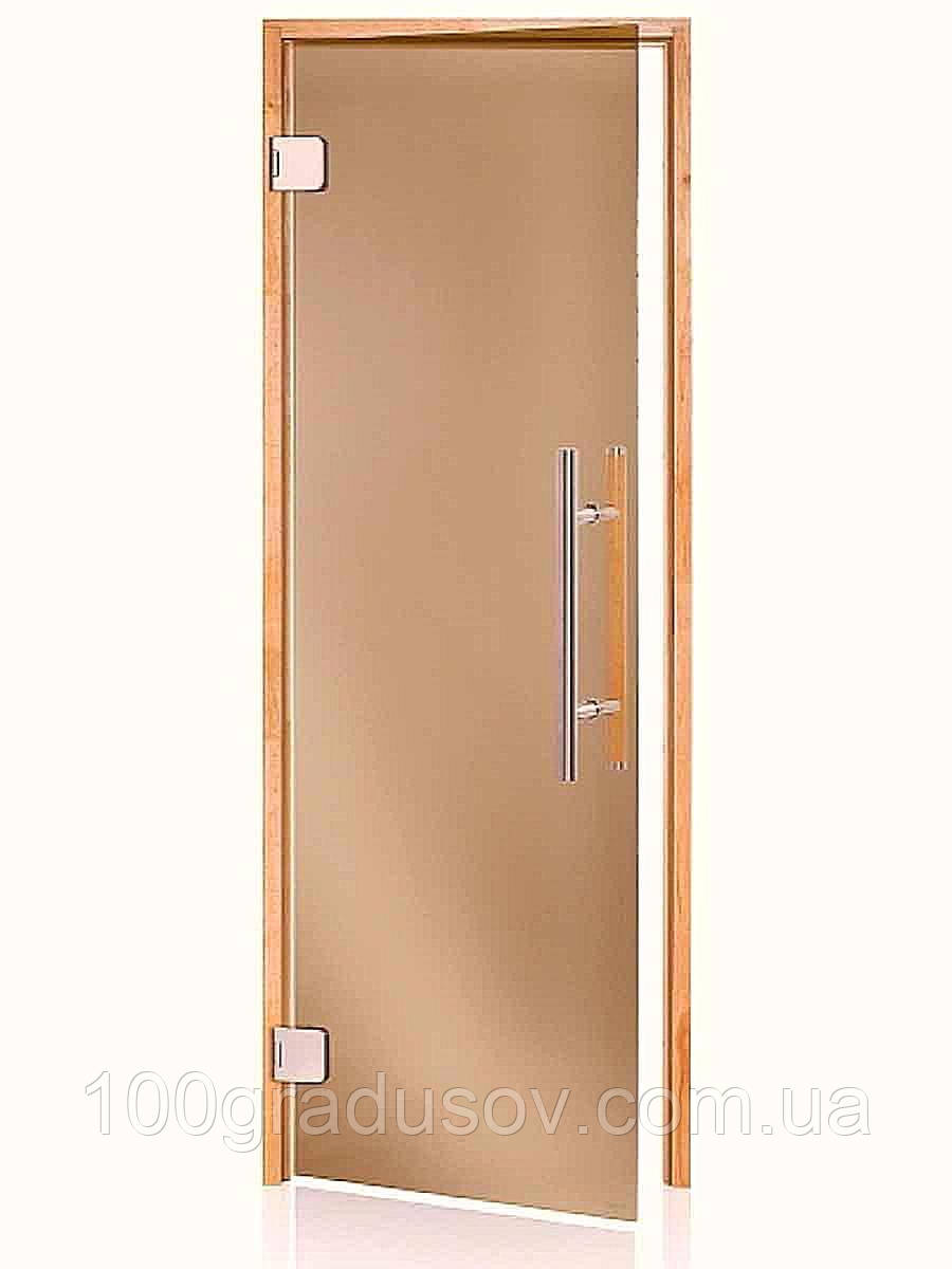 Двері для лазні Belter LUX (бронза 80х190)