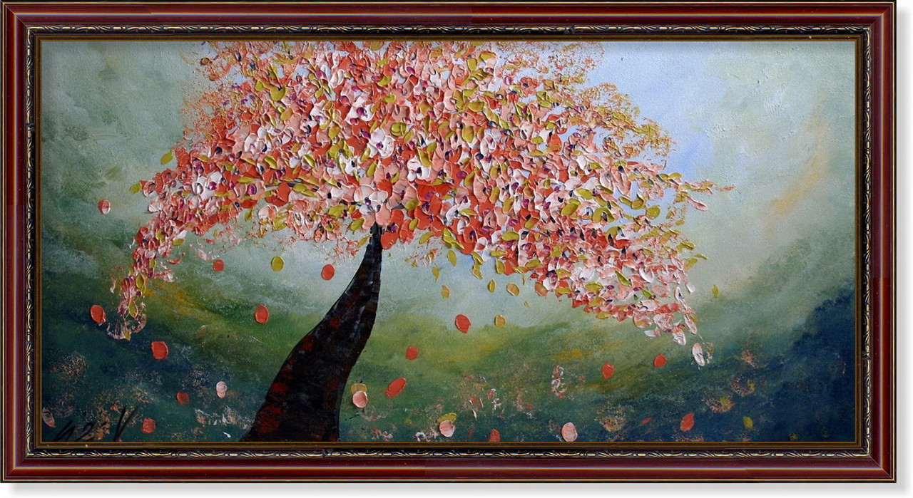 Репродукція сучасної картини "Дерево щастя" 30 х 60 см