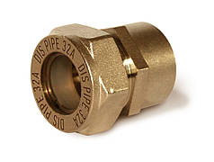 Муфта труба-внутрішня різь латунна DISPIPE BIC32*1 1/4"(F)