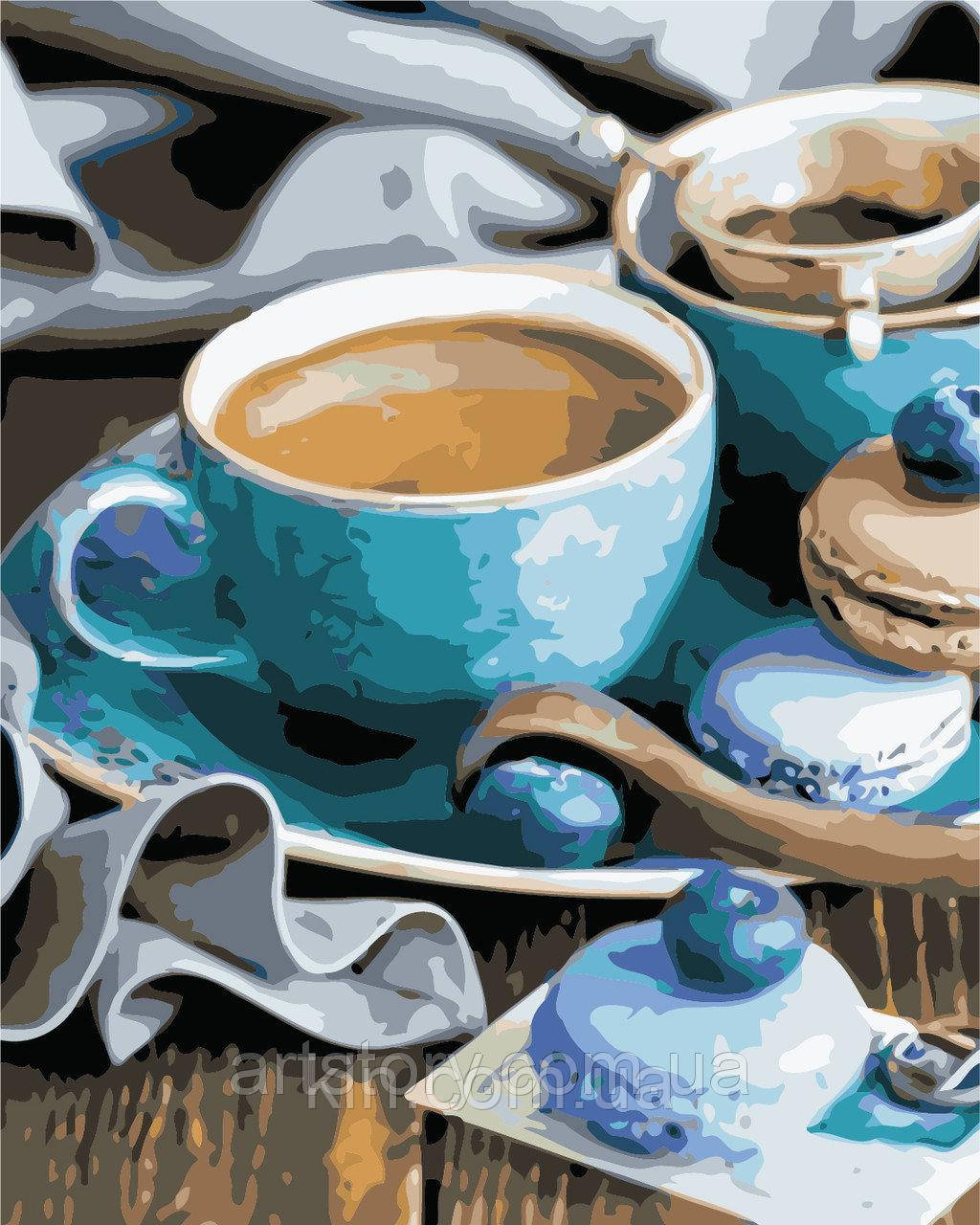 Картина за номерами ArtStory За чашкою кави 40 х 50 см (арт. AS0459)