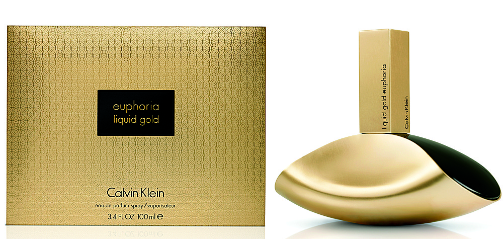 Calvin Klein Euphoria Liquid Gold парфумована вода 100 ml. (Кельвін Кляйн Ейфорія Ліквід Голд)
