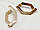Золоті сережки. СБ306И, фото 3