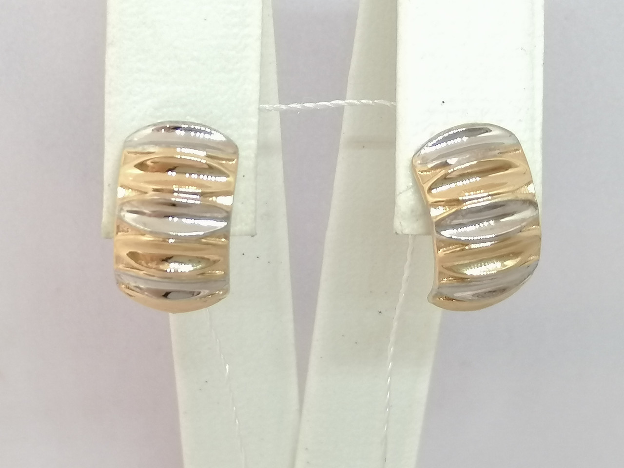 Золоті сережки. СБ102И, фото 1