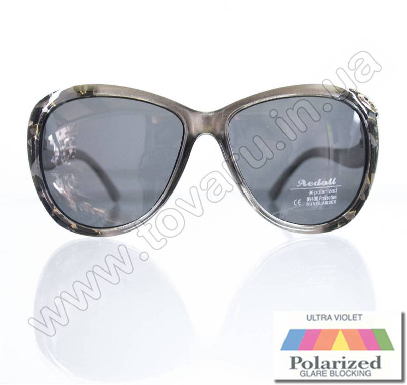 Окуляри жіночі сонцезахисні поляризаційні - Сірі - P521, фото 2
