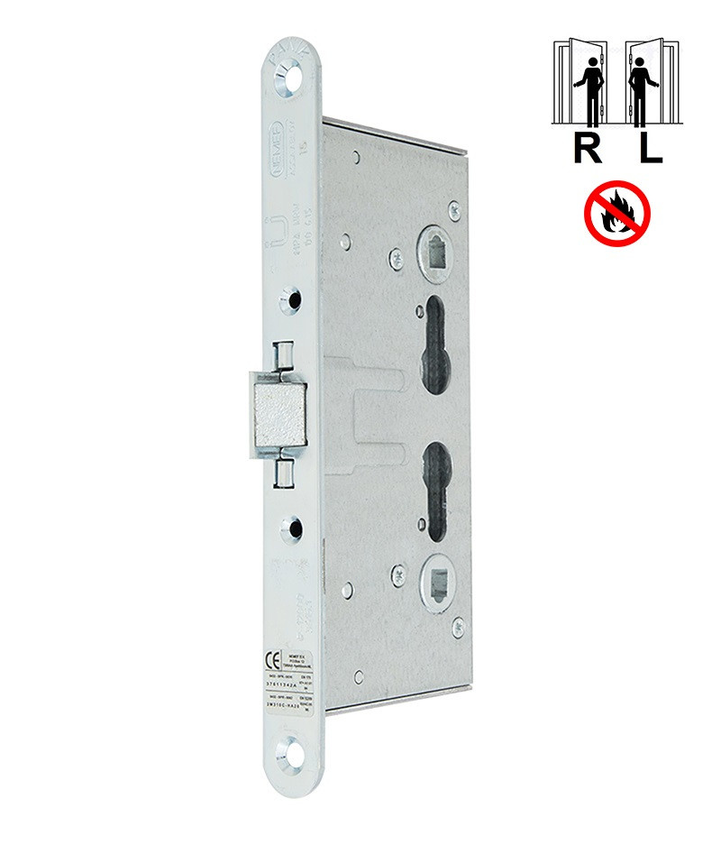 Замок врізний NEMEF 1-WAY DIN 1739/46 ZN UNIV ВЅ65мм 72мм w/o_SP (Нідерланди), фото 1