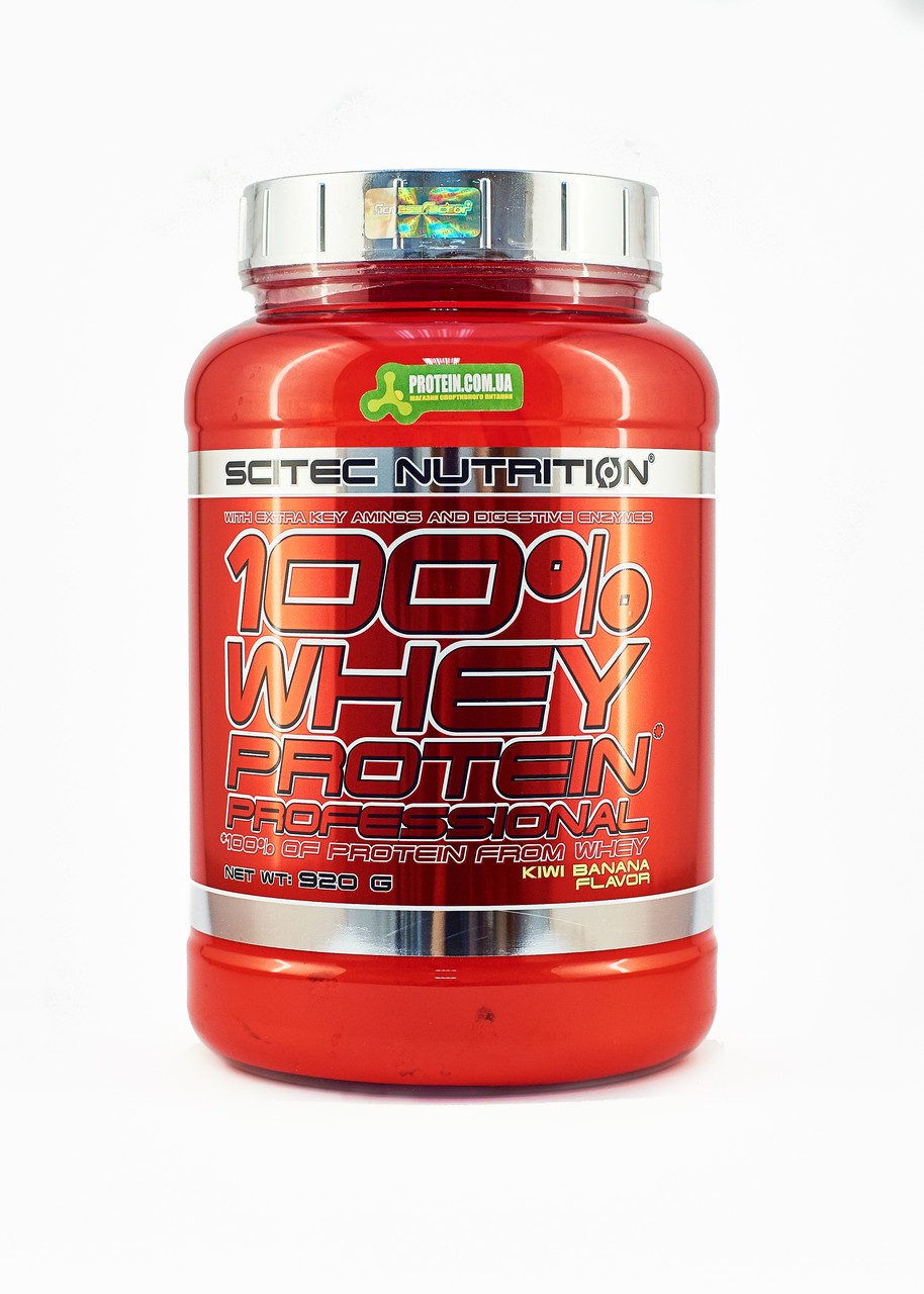 Протеин Scitec Nutrition 100% Whey Protein Professional 920 г киви банан