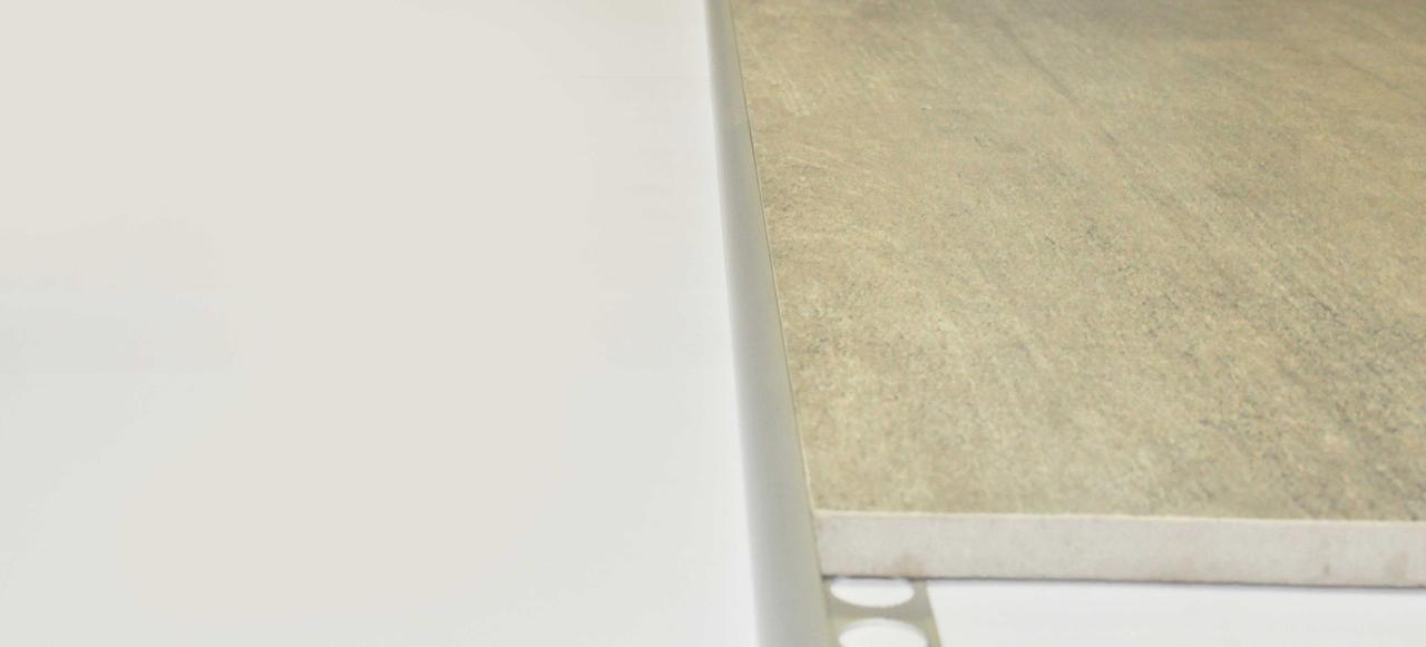 Уголок для плитки наружный алюминиевый TIS 10 мм 2.7 м серебро НАП 10 - фото 7 - id-p675251770