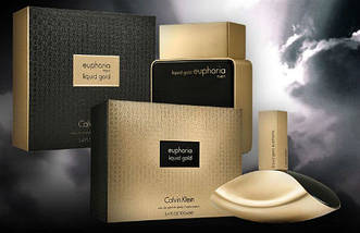 Calvin Klein Euphoria Liquid Gold парфумована вода 100 ml. (Кельвін Кляйн Ейфорія Ліквід Голд), фото 4
