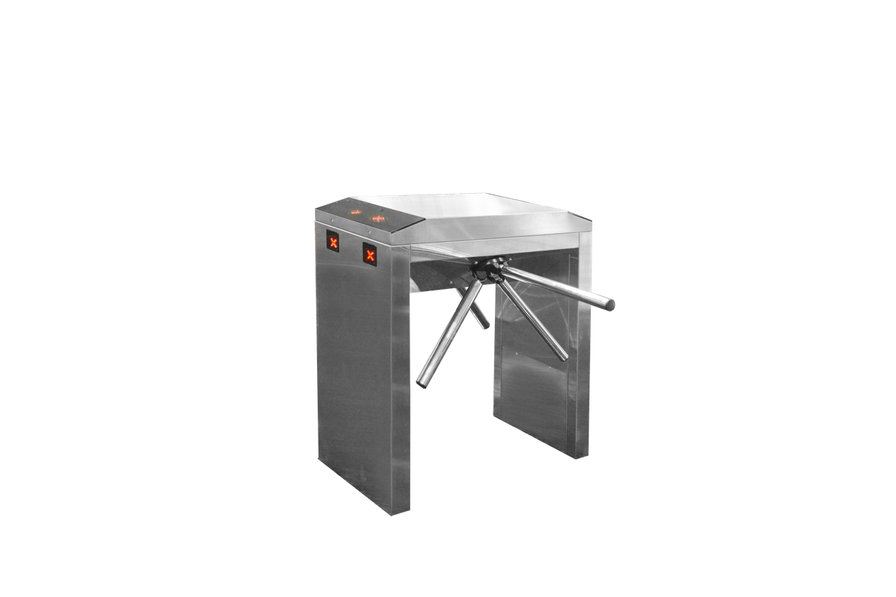 Турнікет-трипод TWIX TWIN, полірована нержавіюча сталь AISI 304