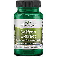 Экстракт шафрана, Swanson, Saffron Extract, 30 мг, 60 капсул