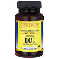 Високоефективний DMAE, Swanson, High Potency DMAE, 250 мг, 30 капсул