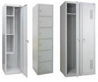 Металеві шафи для роздягалень і гардеробів