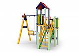 Дитячий майданчик з балконом Свято, гірка висотою 150см, фото 2