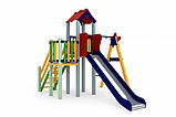 Дитячий майданчик з балконом Свято, гірка висотою 150см, фото 3
