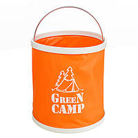 Ведро туристичне складне 11 літрів Green Camp GC-B11R