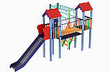 Дитячий спортивний майданчик з гіркою Школа, фото 2