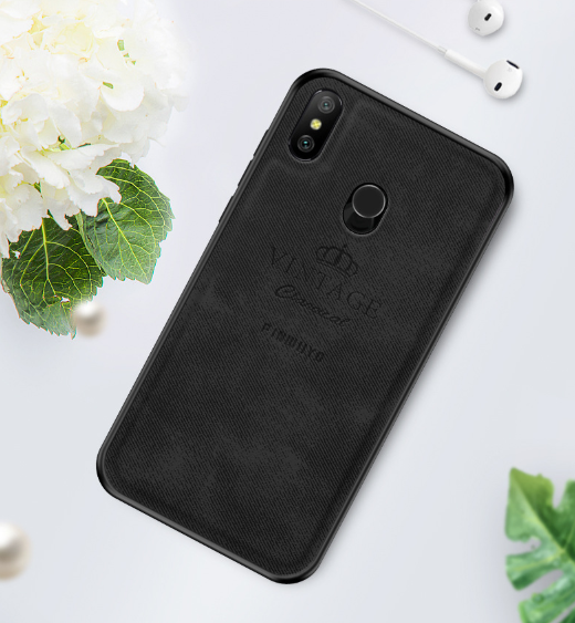 Чохол PINWUYO Vintage для Xiaomi Redmi Note 6 Pro Чорний 1933P, фото 1