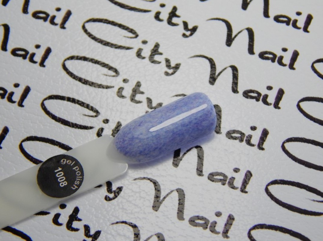 Гель лак мармуровий блакитний джинсовий 10мл арт.Гл1008-10, фото 1