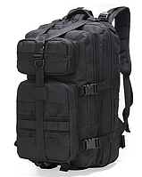 Тактический, городской, штурмовой,военный рюкзак ForTactic на 30-35литров Черный