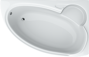 Акрилова ванна SWAN Adele 170х110 правобічна асиметрична, фото 3