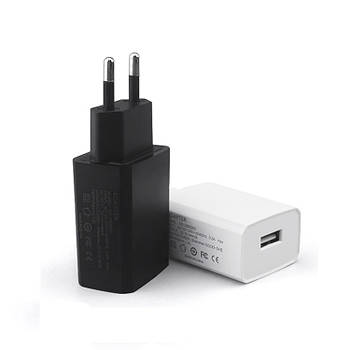 Мережевий зарядний пристрій GS Charger EU / CE / 2 A Чорний Чорний (GS-522) 1922P