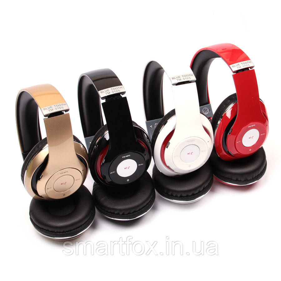 Блютус навушники TM010 (bluetooth+SD card+FM+with cable)
