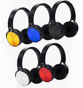 Блютус навушники ST-12 (bluetooth+SD card+FM+with cable), фото 1