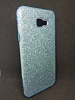 Чохол з блискітками для Samsung J4 Plus Galaxy J415 Блакитний