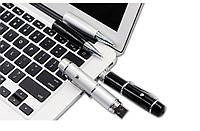 Ручка + флешка 16ГБ + лазер: 3в1! Многофункциональная шариковая ручка с флеш картой и лазерной указкой!