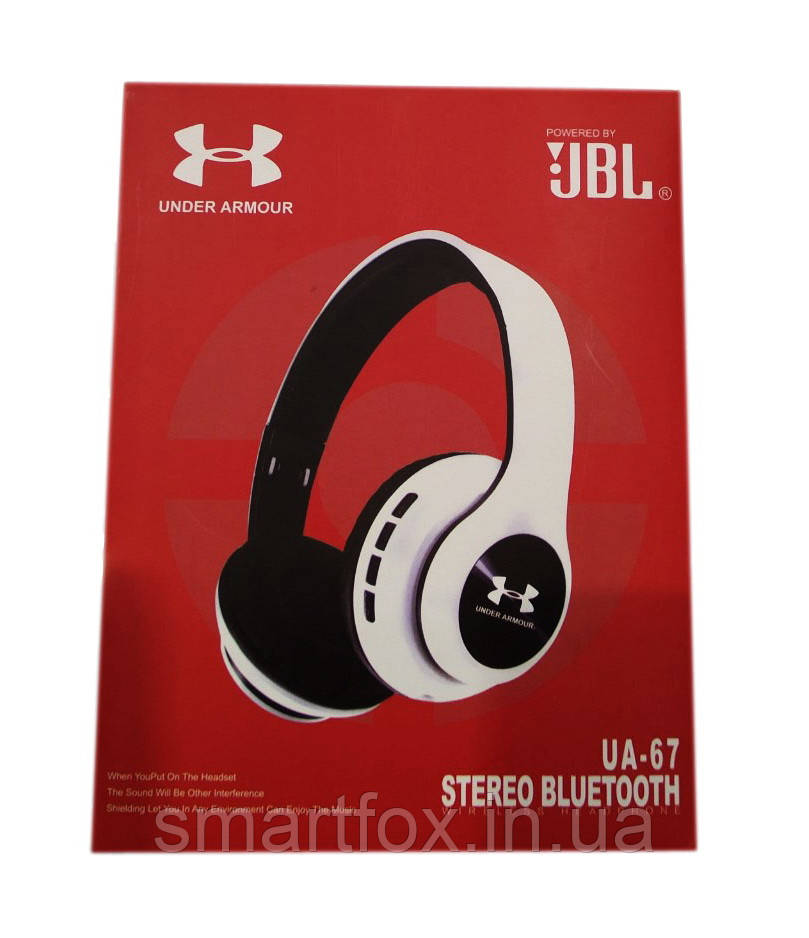 Блютус навушники JBL UA-67 (bluetooth+SD card+FM+with cable)