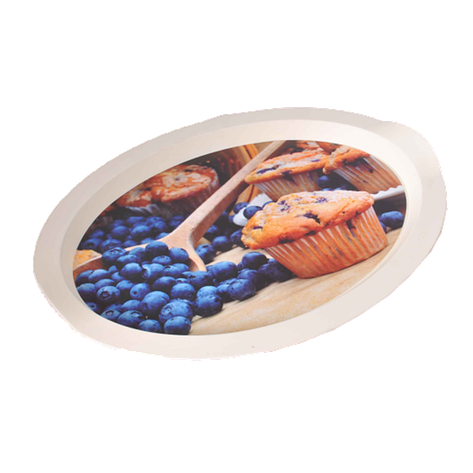 Піднос овальний з декором 47*35*4см., фото 1