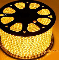 Светодиодная LED лента желтая(Y) на 220v STANDART 120Led 2835 8mm IP65