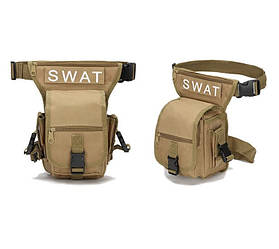 Настегенна поясна сумка Swat Кайот