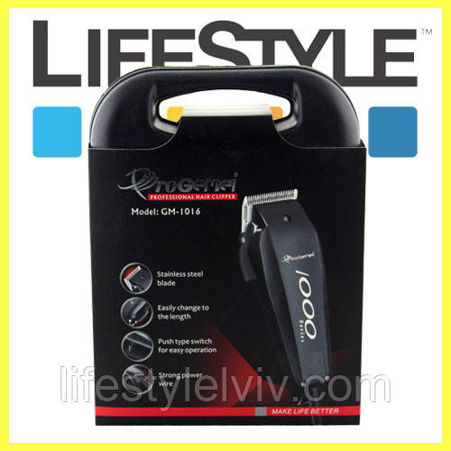 Машинка для стриження волосся Gemei GM-1016