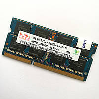 Оперативна пам'ять для ноутбука Hynix SODIMM DDR3 4Gb 1333MHz PC3-10600s 2R8 CL9 (HMT351S6BFR8C-H9 N0 AA) Б/В