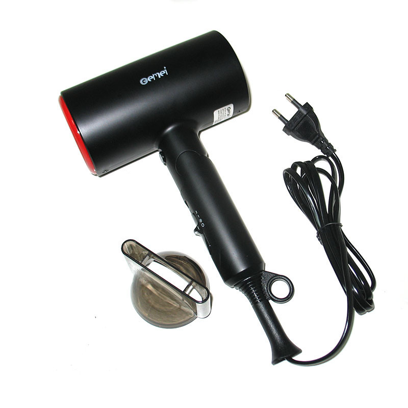 Фен зі складаною ручкою і концентратором Gemei GM 1759, фото 1