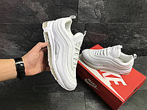 Кросівки чоловічі Nike air max 97,текстиль,білі 44р, фото 3